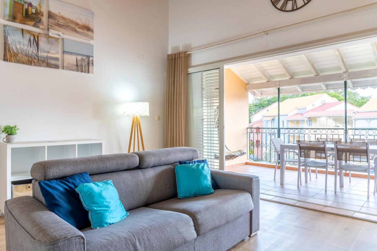 Superbe Appartement En Duplex En Residence - Caye D'Argent Ле-Гозье Экстерьер фото